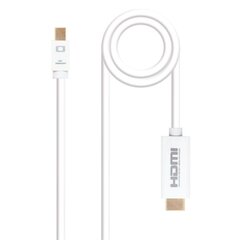 Адаптер Mini DisplayPort — HDMI NANOCABLE 10.15.4002 Белый цена и информация | Кабели и провода | pigu.lt