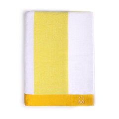 Пляжное полотенце Benetton Хлопок Махровая ткань (90 x 160 cm) (90 x 160 cm): Цвет - Жёлтый цена и информация | Полотенца | pigu.lt