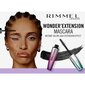 Blakstienų tušas Rimmel London Wonder´Extension, 11 ml, 001 Very Black цена и информация | Akių šešėliai, pieštukai, blakstienų tušai, serumai | pigu.lt