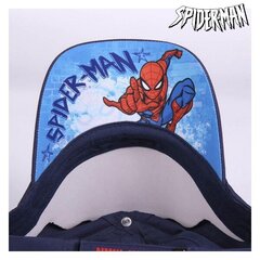 Детская кепка Spiderman Синий (53 cm) цена и информация | Шапки, перчатки, шарфы для мальчиков | pigu.lt