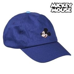 Детская кепка Mickey Mouse Темно-синий (53 cm) цена и информация | Шапки, перчатки, шарфы для мальчиков | pigu.lt