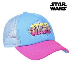 Спортивная кепка Star Wars Розовый Синий (56 cm) цена и информация | Шапки, перчатки, шарфы для девочек | pigu.lt
