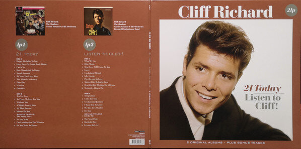 Vinilinė plokštelė Cliff Richard „21 Today - Listen To Cliff!“ kaina ir informacija | Vinilinės plokštelės, CD, DVD | pigu.lt