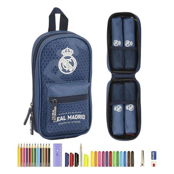 Kuprinė su pieštuko dėklu Real Madrid C.F. Leyenda kaina ir informacija | Kuprinės mokyklai, sportiniai maišeliai | pigu.lt