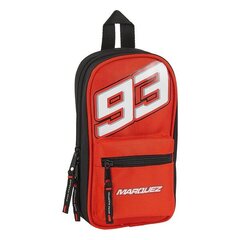 Пенал-рюкзак Marc Marquez Чёрный Красный цена и информация | Пеналы | pigu.lt