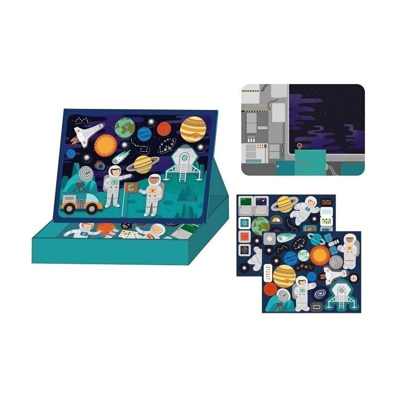 Magnetinis žaidimas Petit Collage Kosmose kaina ir informacija | Stalo žaidimai, galvosūkiai | pigu.lt