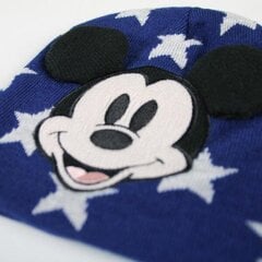 Детская шапка Mickey Mouse Тёмно Синий (Один размер) цена и информация | Шапки, перчатки, шарфы для мальчиков | pigu.lt