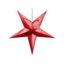 Kabanti dekoracija - žvaigždė raudona kaina ir informacija | Dekoracijos šventėms | pigu.lt