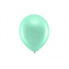 Воздушные шары Rainbow Balloons, 23 см, светло-зеленые (1 уп. / 100 шт.) цена и информация | Шарики | pigu.lt
