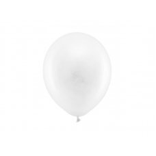 Lateksinis balionas, apvalus, baltas, 23 cm kaina ir informacija | Balionai | pigu.lt