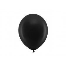 Balionas - juodas, apvalus, lateksinis, 23cm. dydis kaina ir informacija | Balionai | pigu.lt
