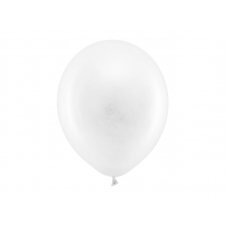 Lateksinis balionas, apvalus, baltas, 30 cm kaina ir informacija | Balionai | pigu.lt