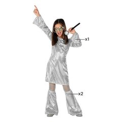 Маскарадные костюмы для детей Disco Серебристый цена и информация | Карнавальные костюмы | pigu.lt