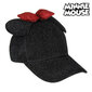 Kepurė su snapeliu mergaitėms Baseball Minnie Mouse 75338, juoda kaina ir informacija | Kepurės, pirštinės, šalikai mergaitėms | pigu.lt
