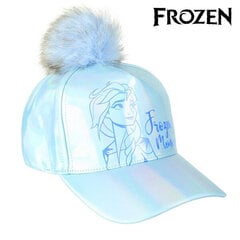 Детская кепка Frozen 75314 Светло синий (53 Cm) цена и информация | Шапки, перчатки, шарфы для девочек | pigu.lt