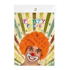 Вьющиеся волосы парик, оранжевого цвета цена и информация | Карнавальные костюмы | pigu.lt