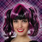 Helovino perukas Dvispalvis 118394 kaina ir informacija | Karnavaliniai kostiumai | pigu.lt