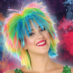 Цветной парик цена и информация | Карнавальные костюмы | pigu.lt