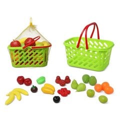 Krepšys su žaisliniais vaisiais Bigbuy Fun, 27 el. kaina ir informacija | Žaislai mergaitėms | pigu.lt