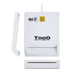 Кардридер смарт-карт TooQ TQR-210W USB 2.0, белый цена и информация | Смарттехника и аксессуары | pigu.lt