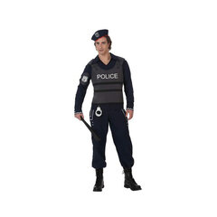 Маскарадные костюмы для взрослых Синий Полицейский-парень цена и информация | Карнавальные костюмы | pigu.lt
