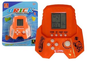 Elektroninis žaidimas Tetris, oranžinis kaina ir informacija | Stalo žaidimai, galvosūkiai | pigu.lt