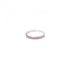 Серебряное кольцо с розовыми цирконами SGR58RA3999 SGR58RA3999 цена и информация | Кольцо | pigu.lt