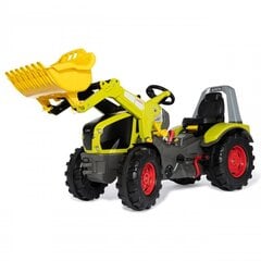 Pedalinis traktorius Rolly Toys Claas X-Trac Premium, geltonas kaina ir informacija | Žaislai berniukams | pigu.lt