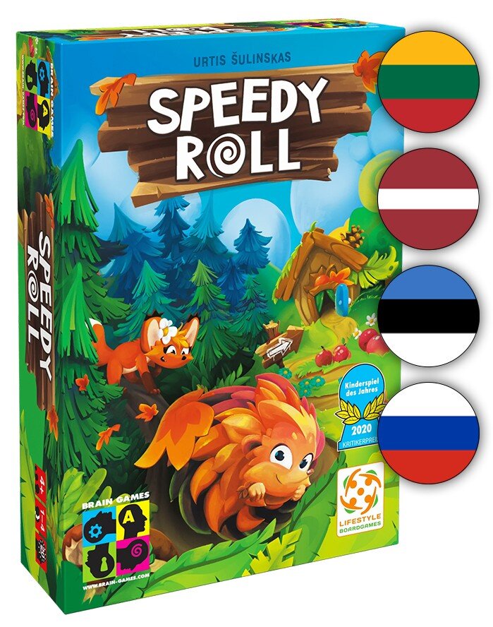 Stalo žaidimas Brain Games Speedy Roll, LT, LV, EE, RU цена и информация | Stalo žaidimai, galvosūkiai | pigu.lt