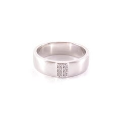Серебряное кольцо с цирконами   SGKLR10964B SGKLR10964B цена и информация | Кольцо | pigu.lt