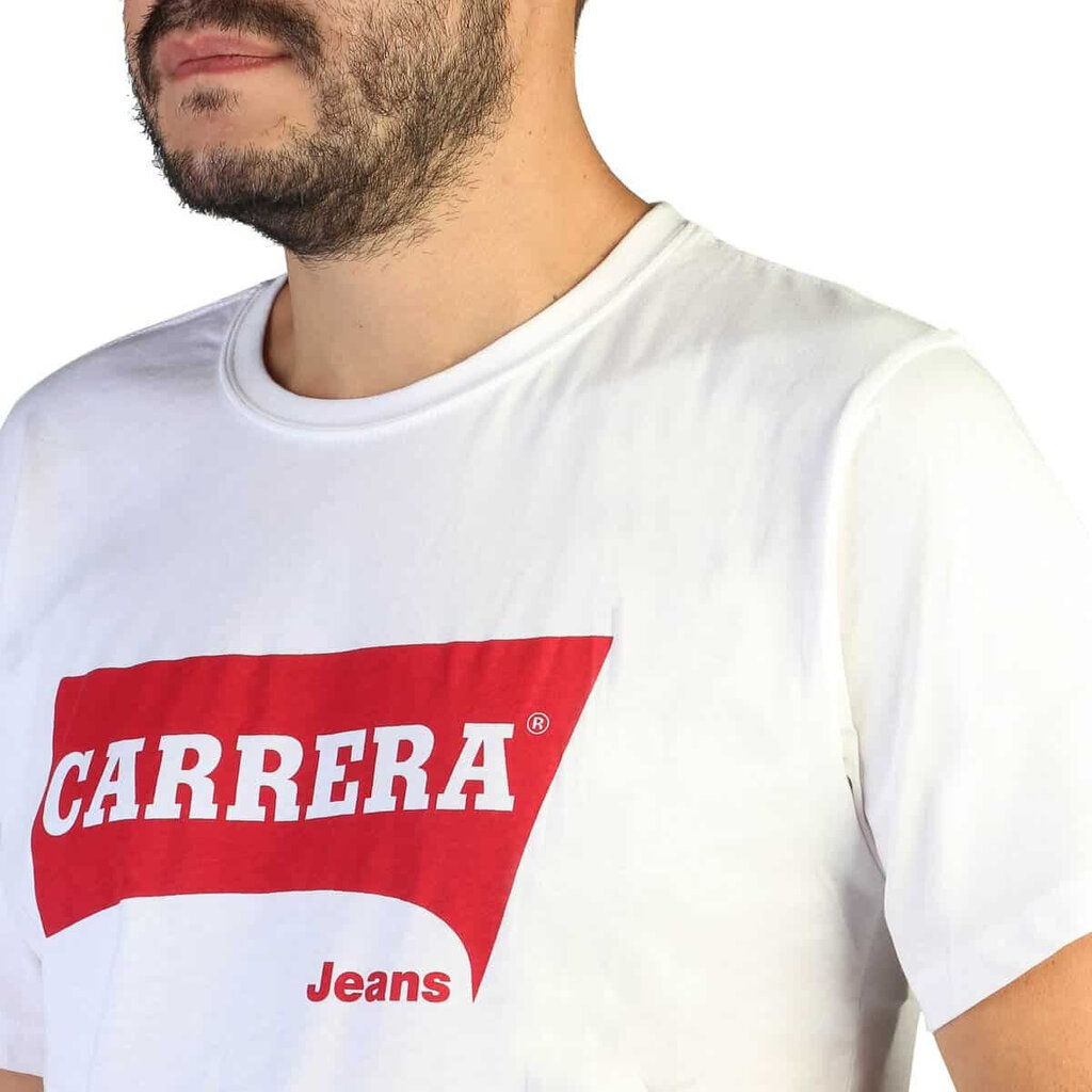 Marškinėliai vyrams Carrera Jeans 801P_0047A_002, balti kaina ir informacija | Vyriški marškinėliai | pigu.lt