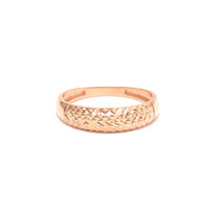 Золотое кольцо с алмазной огранкой ZGGA01560 цена и информация | Кольца | pigu.lt