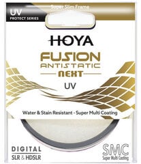 Hoya filter UV Fusion Antistatic Next 58mm kaina ir informacija | Filtrai objektyvams | pigu.lt
