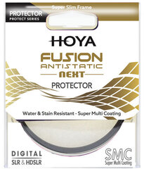 Hoya фильтр Fusion Antistatic Next Protector 49 мм цена и информация | Фильтры для объективов | pigu.lt