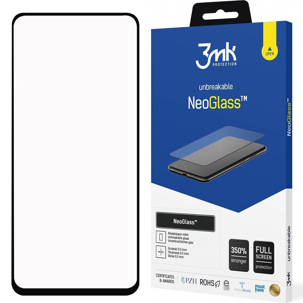 LCD apsauginis stikliukas 3MK Neo Glass Samsung A226 A22 5G juodas kaina ir informacija | Apsauginės plėvelės telefonams | pigu.lt