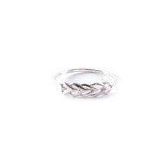 Серебряное кольцо - косичка SGNEW139R066 цена и информация | Кольцо | pigu.lt
