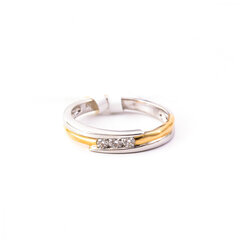 Золотое кольцо с бриллиантами ZGR14769DIHW цена и информация | Кольцо | pigu.lt