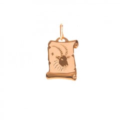 Золотой кулон со знаком зодиака ''Козерог'' ZKZ033/1 цена и информация | Женское колье | pigu.lt