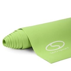 SMJ Коврик для Йоги 173x61x0.3cm Зеленый цена и информация | Коврики для йоги, фитнеса | pigu.lt