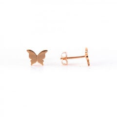 Золотые серьги в форме бабочек ZAJE33668 цена и информация | Серьги | pigu.lt