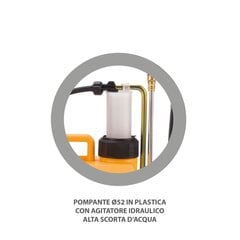 Опрыскиватель переносной задний с пластиковым насосом, 12 л цена и информация | Оборудование для полива | pigu.lt