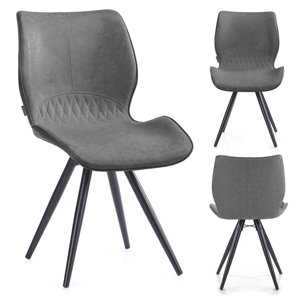 Kėdė Homede Horsal, pilka kaina ir informacija | Virtuvės ir valgomojo kėdės | pigu.lt