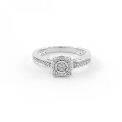 Золотое кольцо с бриллиантами ZGRP-12555W цена и информация | Кольцо | pigu.lt