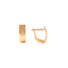 Золотые серьги гладкие без камней ZAX3NSE1012 цена и информация | Серьги | pigu.lt