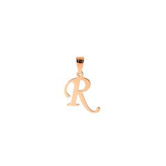 Золотой кулон буква ''R'' ZK/R цена и информация | Украшения на шею | pigu.lt