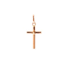 Золотой католический крестик ZK7989 цена и информация | Женское колье | pigu.lt