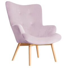 Fotelis, 50 x 96 cm, rožinis kaina ir informacija | Svetainės foteliai | pigu.lt