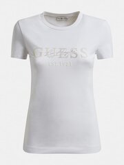 Guess moteriški marškinėliai, balti kaina ir informacija | Marškinėliai moterims | pigu.lt