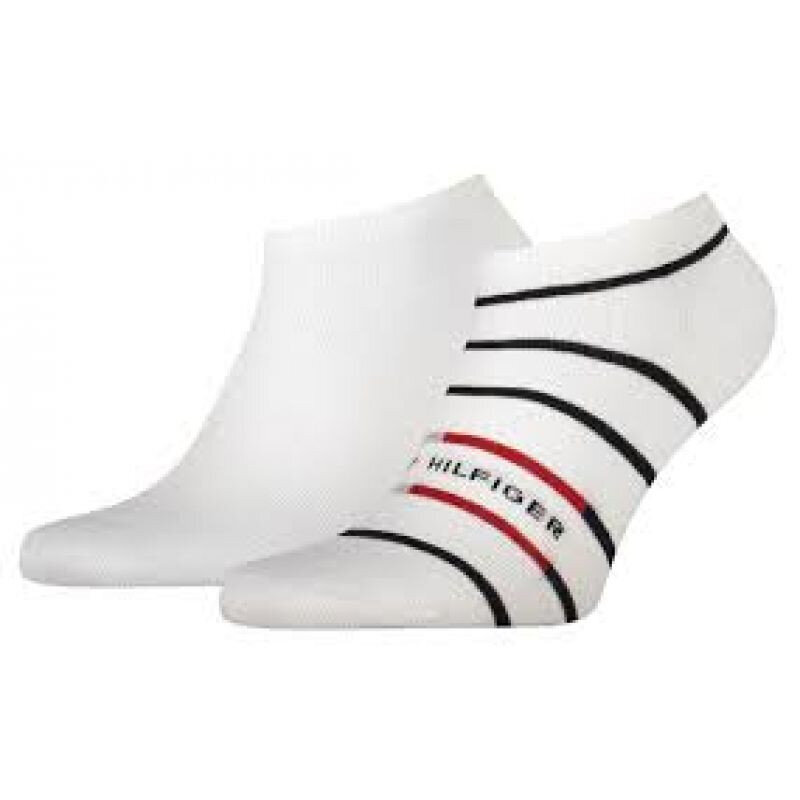 Kojinės vyrams Tommy Hilfiger, baltos, 2 poros kaina ir informacija | Vyriškos kojinės | pigu.lt