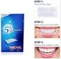 Dantų balinimo juostelės 5D Whitening 14vnt/7 poros kaina ir informacija | Dantų šepetėliai, pastos | pigu.lt